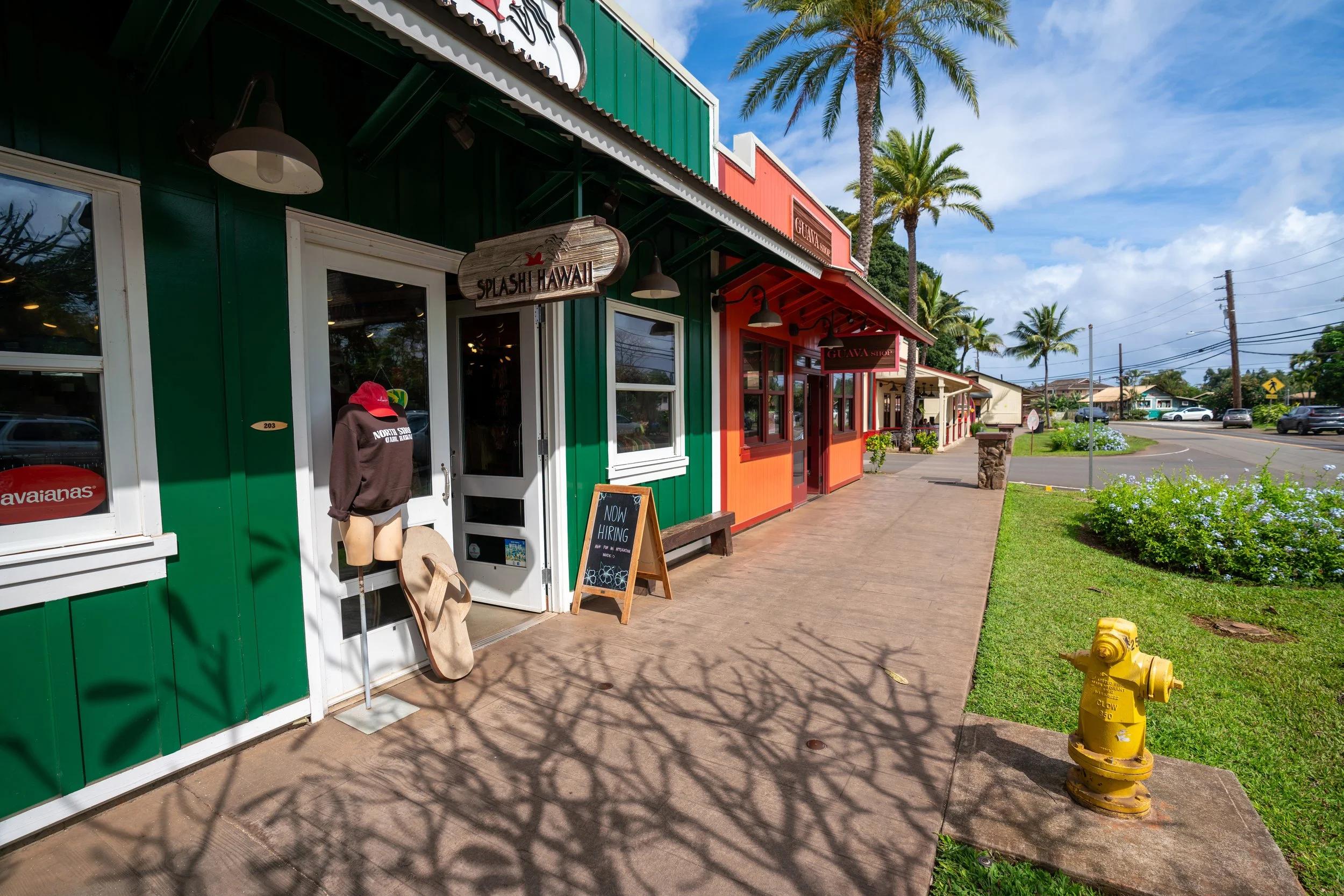 Small businesses in Hanalei, Hawaiʻi
